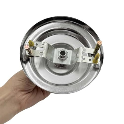 KC&KST 5" Ceiling Light Cover Plate Canopy Kit - 2-Pack, Heavy Duty, Silver Cover for Chandelier/Pendant/Swag Light, Includes Loop, Cross Bar and Mounting Screws (Silver-2PC) - color: Silver-2PC