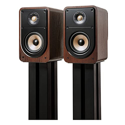Polk Audio Signature Elite ES15 Bookshelf Speaker Pair, Contemporary Walnut - color: Walnut, size: ES15