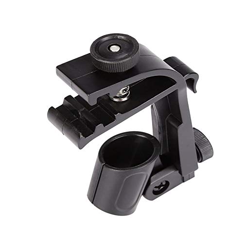 Adjustable Drum Rim Mic Clips, Microphone Mount Clamp (Pack of 2) | Rim-Mount Mic Clips Position Microphones Without a Floor Stand, Check Drum Rim and Microphone Fit Before Purchase