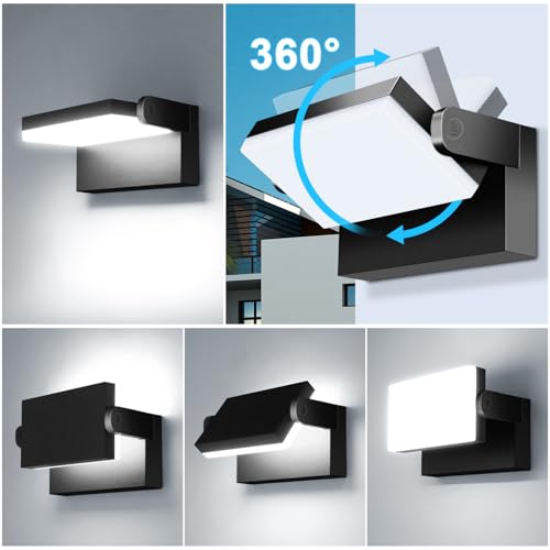60W LED Outdoor Wall Lights 360° Rotatable 5000K IP65 - size: 60W-1 Pack