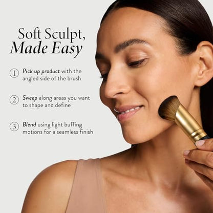 LAURA GELLER Makeup Brushes - Sculpting Face Brush for Blending & Contouring - style: 25 Sculpting Face Brush
