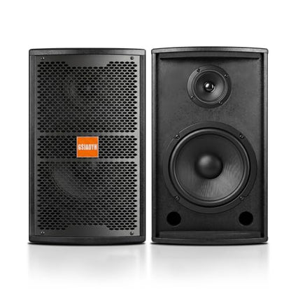 8" Passive Speaker Pair, 800W Peak Power 2-Way Karaoke Speakers, 8 Ohms for Crystal-Clear Vocals, Home Entertainment, DJ, and PA Audio; Requires an Amplifier or Receiver - size: 8 inch