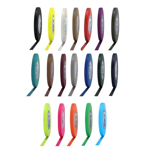 Pro Tapes PRO-SPIKE/BLK0545 Pro Gaff Black Gaffers Spike Tape 1/2 " X 45 yd. - color: Black (0.5 in. x 45 yds.), size: 1/2 in. x 45 yds. (12mm x 41m)
