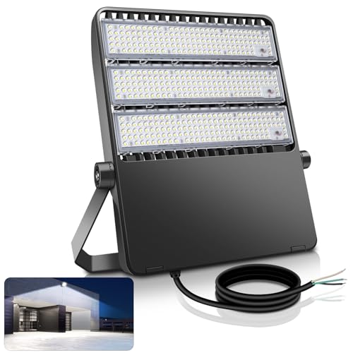 Outdoor LED Stadium Flood Lights 2400W Equivalent Super Bright | 52200LM Wall Mount 360W Parking lot Commercial Lighting for Basketball Court, Arena, Barn 5500K 85-277V Waterproof Yard Lamp - size: Large/360-1