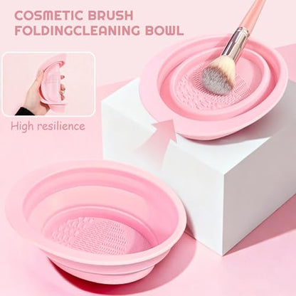 70Pcs Makeup Brushes Set, Pink Professional Makeup Brush Set Multi-functional Makeup Brush Kit, Eye and Face Makeup Brushes & Tools, Premium Synthetic Facial Makeup Accessories - color: Pink