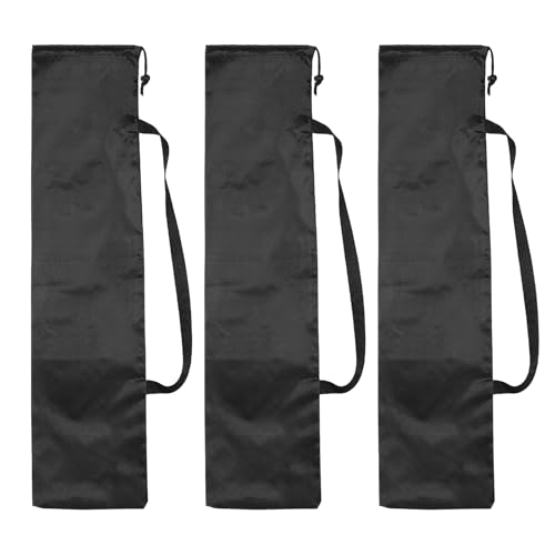 PATIKIL 33 x 9 Inch Tripod Carrying Case, 3 Pack Camera Tripod Carrying Bags Oxford Cloth Padded Bag for Camera Gear Mic Light Stand Sheet Music Photography Accessories, Black - size: 33 x 9 Inch