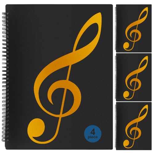 Sheet Music Folder, Sheet Music Holder(4 Pack) - size: 4 Pack