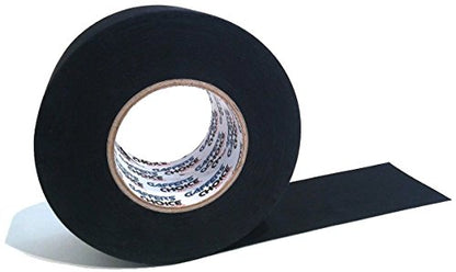 Gaffer's Choice Gaffer Tape 3 inch x 60 Yard Black Adhesive is Safer Than Duct Tape - Waterproof & Non-Reflective