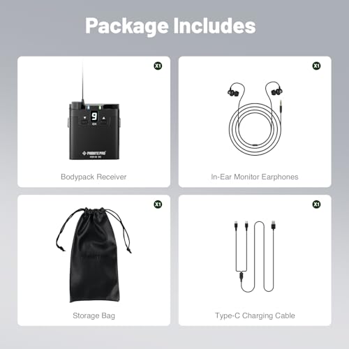 Phenyx Pro Portable in-Ear Monitor Beltpack Receiver PMR-P-900 - size: Bodypack Receiver Only
