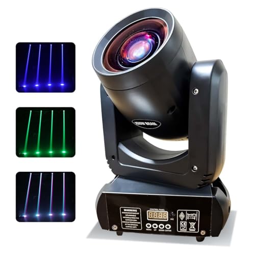 1Pcs Mini 150W LED Moving Head Stage Light Spot Prisms Dj DMX Stage Light Effect Disco Dj Bar Wedding KTV for Halloween, Thanksgiving, and Christmas