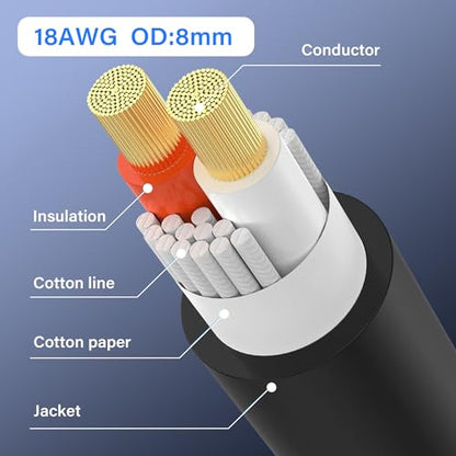 SinLoon Speakon to XLR 3Pin Cable 18AWG Male to Female Audio Extension Cable with Twist Lock for Amplifier Pro DJ PA Stage(1.8M/6FT Speakon Male) - style: 1.8M/6FT Speakon Male