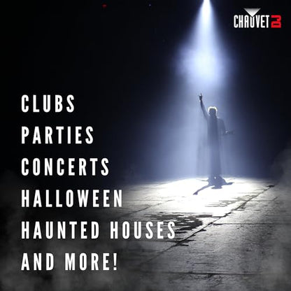 CHAUVET DJ Hurricane 1000 Compact Fog Machine with wireless Remote | Dense atmospheric haze for nightclubs, party nights, holiday displays and live events, quick heat-up, hands-free triggering - style: 1000