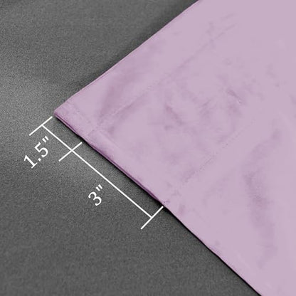 Hiasan Velvet Blackout Curtains 63 inches, 2 Panels, 52W x 63L, Purple - color: Purple, size: 52"W x 63"L (Pack of 2)