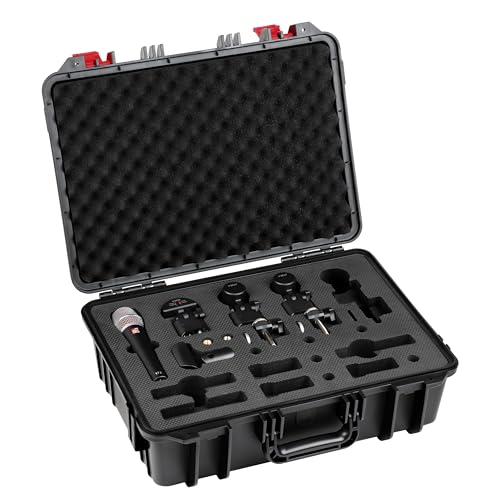 SE ELECTRONICS V Pack Venue Standard Drum Mic Kit for Toms, Snares & Bass Drums - Includes 1 V Kick, 2 V Beats, 2 V Clamps, 1 V7 X Instrument Microphone & More - color: V Pack Venue Standard