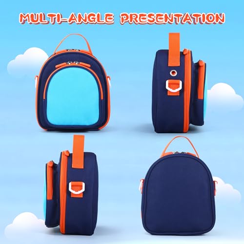 Carrying Case Compatible with Yoto Mini 2024 Edition & Headphone - color: Blue