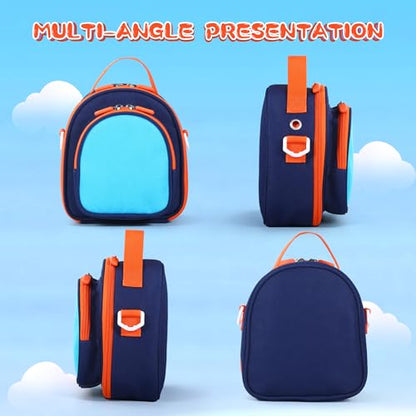 Carrying Case Compatible with Yoto Mini 2024 Edition & Headphone - color: Blue