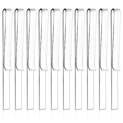 10 Pcs Music Stand Clips, Clear Acrylic Music Book Stand Page Holder Clip Piano Book Holder Clips for Wind for Musician Composer Pianist Outdoor Gig Rehearsal Easy Reading