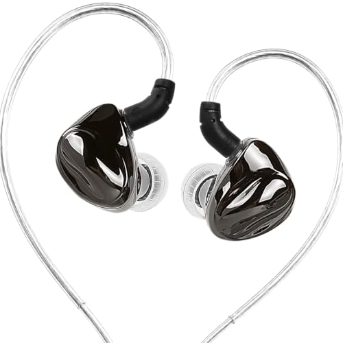 TRN Dolphin IEM Earbuds, 10mm Dual-Magnetic Dynamic Driver, 2nd-Gen LCP - size: Without Mic
