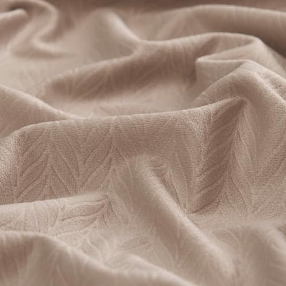 RYB HOME Velvet Curtains 84 inches Long, Blush Pink Back Tab & Rod Pocket Leaves Printed Curtain & Drapes for Living Room Bedroom, W52 x L84 inches, Champagne, 2 Panels - color: *Champagne, size: 52"W x 84"L (Pack of 2)