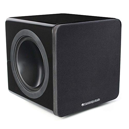 Cambridge Audio Minx X201-200 Watt Active Subwoofer Featuring Twin Auxiliary Bass Drivers and Fully Adjustable Sound - Black