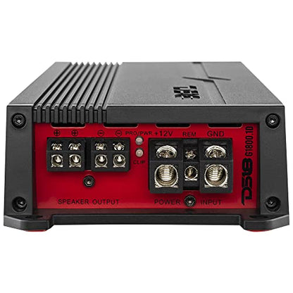 DS18 G1800.1D Car Audio Amplifier 1-Channel Class D Monoblock 1800 Watts - Remote BASS Knob Included - Easy Installation - Compact and Powerful Design - style: 1800 Watts Monoblock