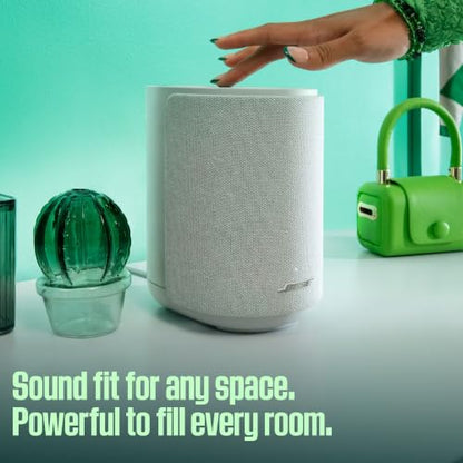 Bose New Lifestyle Ultra Speaker, Wireless Home Speaker, TrueSpatial Audio, CleanBass, AirPlay & Google Cast, White Smoke - color: White, size: Pack of 1
