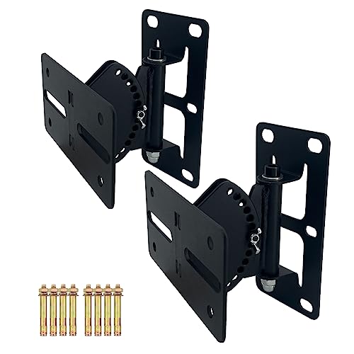 Speaker Wall Mount, Swivel and Tilt,Holds up to 100lbs,2 Packs - style: Speaker Wall Mounts-MY-22