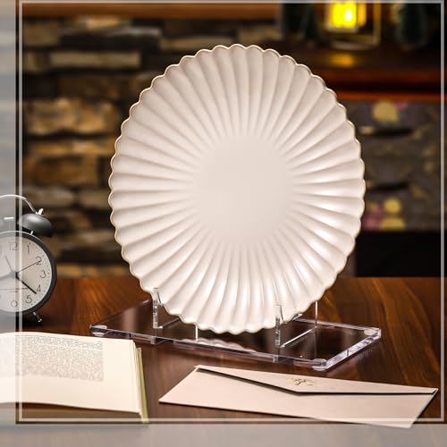 Jetec Acrylic Book Stand Clear Easel Stand for Display, 11 x 6 x 12 Inch - size: 11 x 6 x 12 Inch