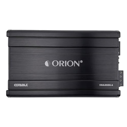 ORION CBA2500.4 Cobalt High Efficiency 4-Channel Class A/B Amp, 2500W | 400W RMS, Adjustable Low/High Pass, Bass Boost, High Output Amplifier, 2/4 Ohm Stable, MOSFET Power - color: BLACK, style: 4-Channel - 2500 Watts