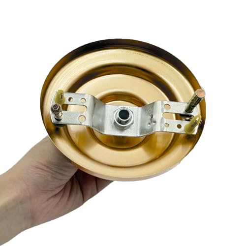 KC&KST 5" Ceiling Light Cover Plate Canopy Kit - 2-Pack, Heavy Duty, Bronze Cover for Chandelier/Pendant/Swag Light, Includes Loop, Cross Bar and Mounting Screws (Bronze-2PC) - color: Bronze-2PC