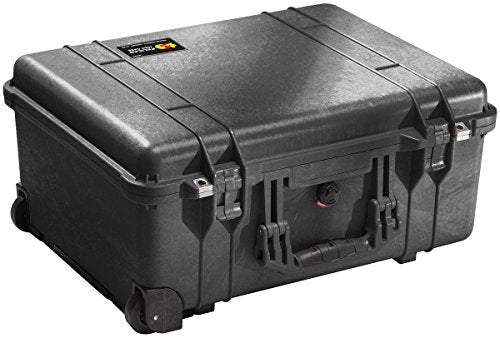 Pelican 1560 Case With Padded Dividers (Black) - color: Black, style: With Padded Dvidiers