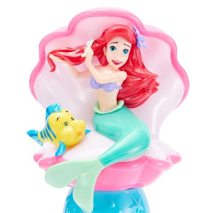 Disney Store Official The Little Mermaid Ariel & Flounder Light & Sound Bubble Wand - Interactive LED Toy, Perfect for Kids & Fans - Ideal for Outdoor Play & Parties, Durable and Safe - style: Ariel & Flounder