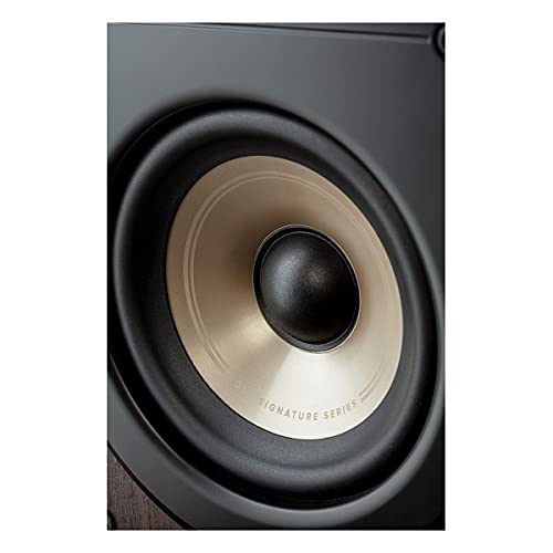Polk Audio Signature Elite ES15 Bookshelf Speaker Pair, Contemporary Walnut - color: Walnut, size: ES15