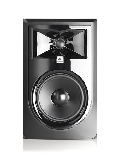 JBL Professional 306P MkII 6-Inch 2-Way Powered, Active Monitor Speaker for Near Field Music Production, Studio Monitor, Desktop Computer, Hi-Fi Audio. Sold individually, Black - style: 306P single