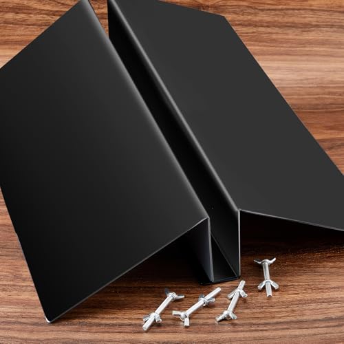 Blulu 2 Pcs 24 Inches Metal Floor Sign Stand Holder M Mount Holder Graphic Floor Standing Display Stand for Composite Foam Board, Acrylic Glass Sign, Base Only - size: 24 Inches
