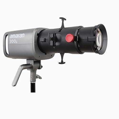 Aputure Amaran Spotlight SE 19º Lens Kit for Amaran Halo 300x 200x 100x | Projection Lens Modifier for Amaran 300C 150C Amaran 200X 100x 60x and Other Power not Exceeding 300W Bowens Mount Light