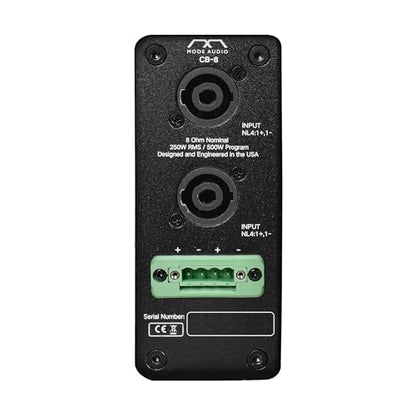 Sound Town Mode Audio 8" High-Fidelity Passive Full-Range Loudspeaker with Italian FaitalPRO Neodymium Driver, Birch Plywood, Black (CB-8) - color: Off-Black, size: 8"