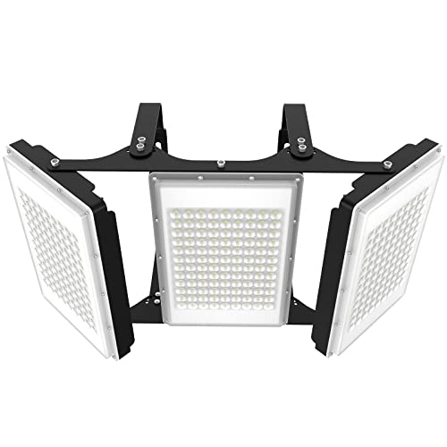 600W LED Flood Light, 60000LM Super Bright Outdoor Security Lights with Wider Lighting Angle, 6000K Daylight White, IP66 Waterproof Outdoor Lighting for Garage, Yard,Parking Lot，Stadium - size: 200W- Flood Light-3Pack