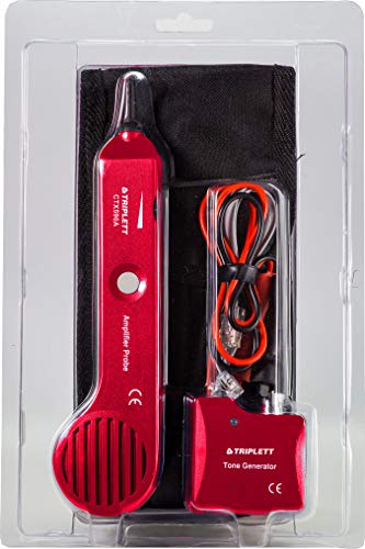 Triplett CTX590A Tone and Probe Wire Trace and Cable Test Kit with RJ11, RJ45, and Alligator Clips