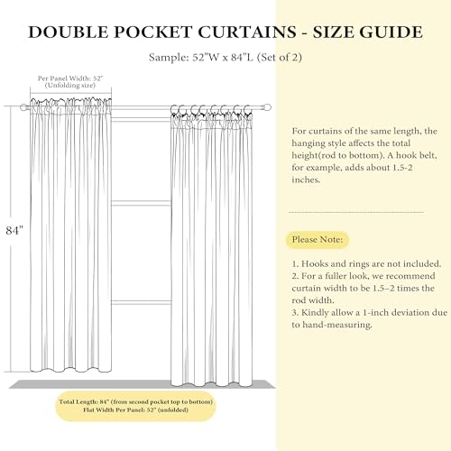 NICETOWN Brown Velvet Curtains 84 inches Length for Bedroom, 52 x 84 - color: Brown Series - Brown, size: 52"W x 84"L (Pack of 2)