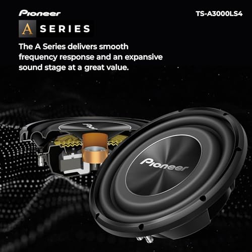 Pioneer A-Series TS-A3000LS4 Shallow-Mount 12" Subwoofer 1500W Max - size: 12" - 1500W, style: Shallow Mount Component Subwoofer