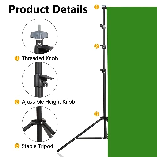 ShowMaven Background Stand,Adjustable Photo Backdrop Stand with Carry Bag for Photography Photo Video Studio, Photography Studio, Birthday Party (8.5x10ft) - size: 8.5x10ft