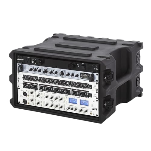 Gator Cases Pro Series 6U Rack Case with Standard 19" Depth, Roto Molded Made in USA (G-PRO-6U-19) - size: 6U Rack Space, style: Standard - 19" Deep