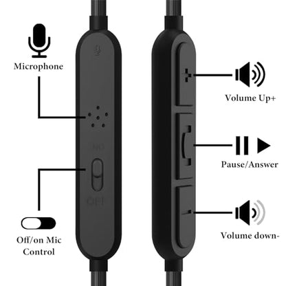 GEEKRIA Audio Cable with Mic and Mute Control Compatible with JBL Tune 770NC/760NC/720BT, Live 660NC/650BTNC/500BT/460NC, Tour One M2, 3.5mm to 2.5mm Replacement Stereo Cord (4ft / 1.2m)