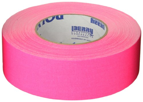 Polyken 510 Rubber Premium Grade Gaffer's Tape, Pink, 48mm x 45m - color: Neon Pink, size: 48mm x 45m