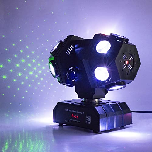 Moving Head Stage Lights Professional DMX512 DJ Lights Sound Activated for KTV Disco Party Wedding Concert Festival - color: 2HEAD 12LED Stage Lights w/ Special Light