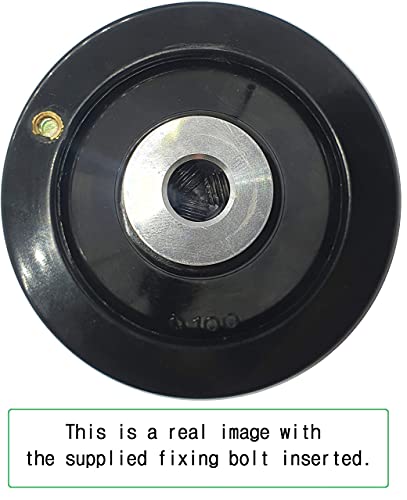 4" Ultimate Handwheel 1/2" Bore (100mm Dia.) - Heavy-Duty Phenolic + Aluminum Crank Handwheel with Revolving Grip for Table Saw, Lathe, Drill Press, Milling & Band Saw - Made in Korea - size: 4" X 1/2"