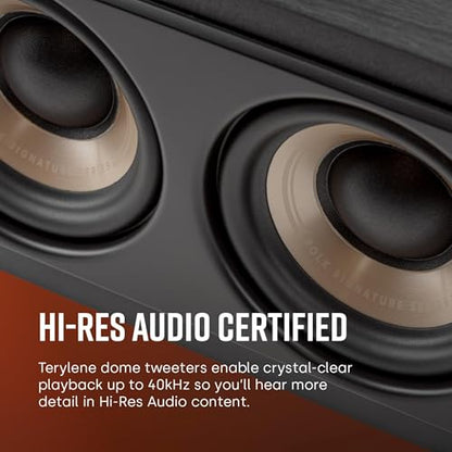 Polk Audio Signature Elite ES35 Center Channel Speaker, Contemporary Walnut - color: Walnut, size: ES35