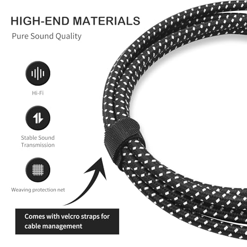 1Feet Right Angle 1/4 6.35 TRS Male to Female Stereo Audio Cable,6.35MM TRS Male to Female Stereo Headphone Guitar Extension Cable Cord - size: 1Feet