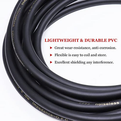 HBU Pack of 1 15 Feet SpeakOn to XLR Female Cable - 1pc Audio Jack Mic Microphone 3 Pole Connection Extension Wire with Twist Lock - 15Ft. Speak-On Male Plug to XLR Cables - size: 15ft. - 1 Pack